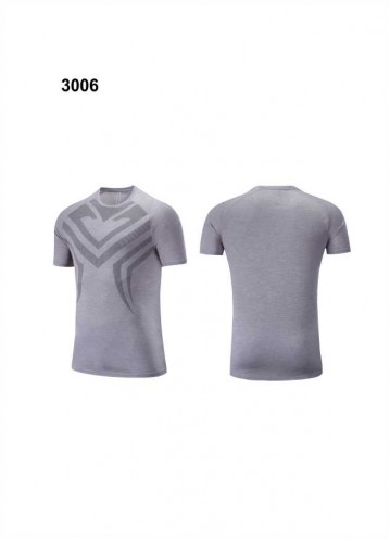 跑步T恤-3006-浅灰