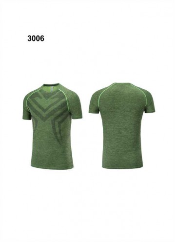 跑步T恤-3006-绿色