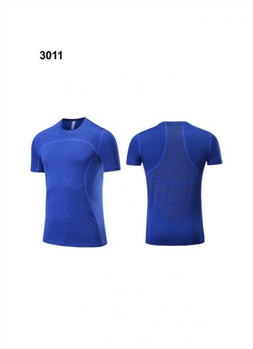 跑步T恤-3011-蓝色