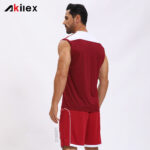 Custom Football Training Vest Maroon Sleeveless Pinnies