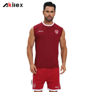 Custom Football Training Vest Maroon Sleeveless...