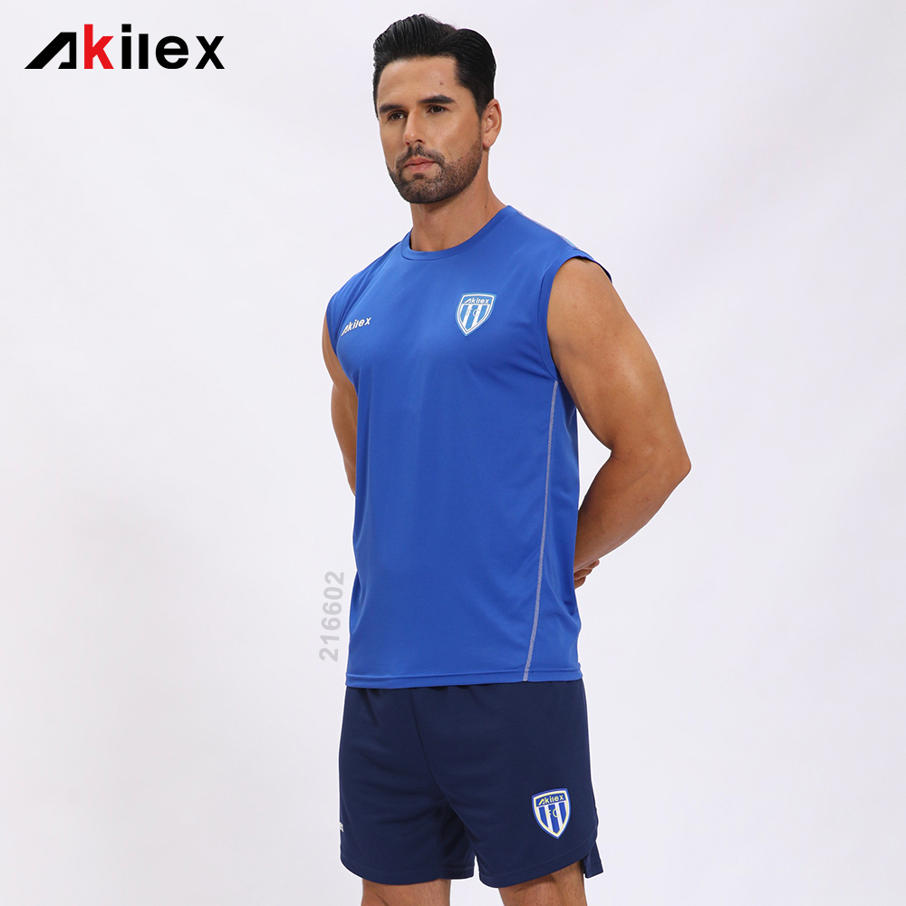 Custom Football Training Vest Side View Sleeveless Jersey