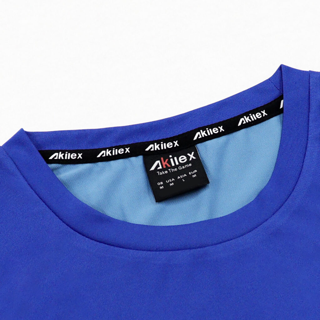 Custom Football Training Vest Collar Neck Tape Detail