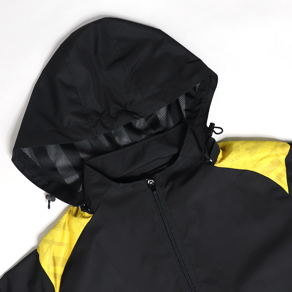 Custom Athletic Rain Jacket | Adjustable Hood Outerwear