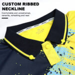 Polo personalizado con estampado por sublimación para el cuerpo técnico de fútbol; camiseta para el entrenador de fútbol