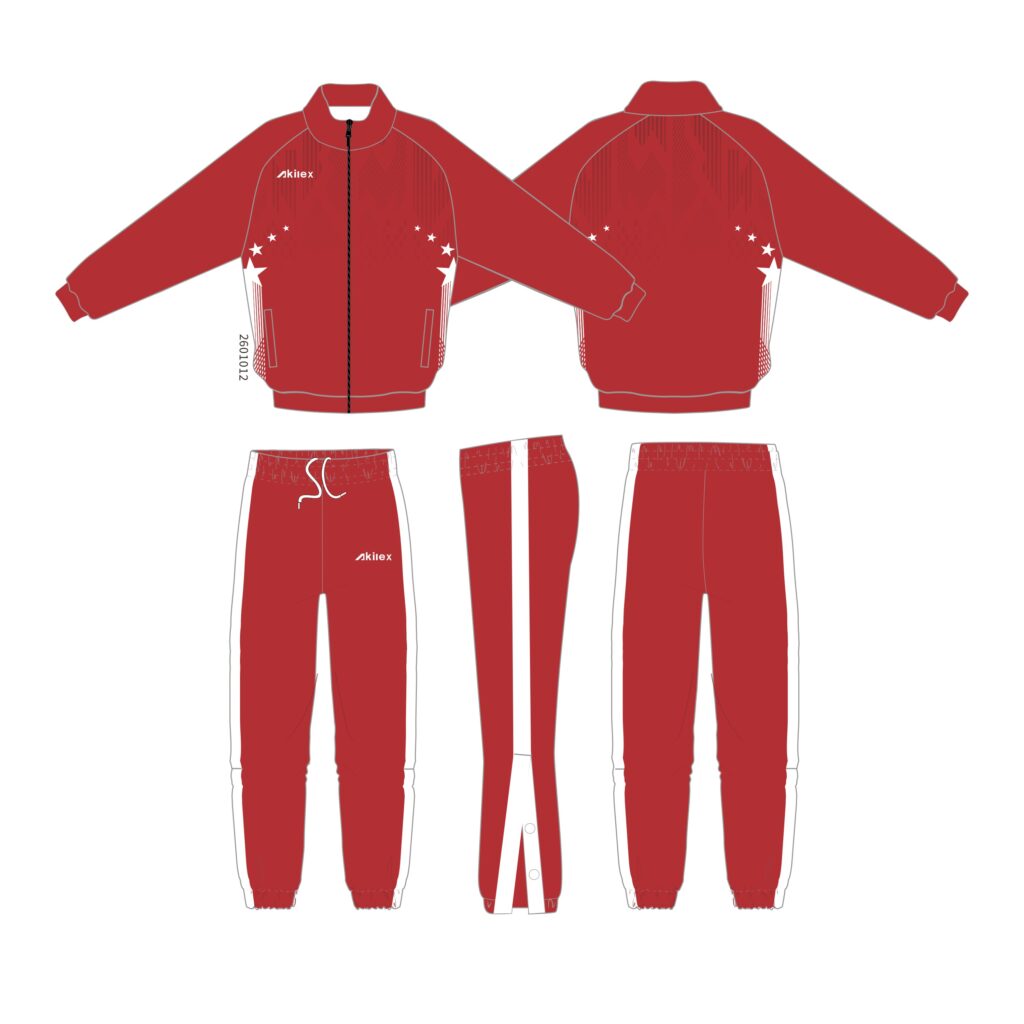 Custom Basketball Warmup Suit | Full Zip & Snap Pants