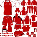 Equipación personalizada para equipos de fútbol. Paquete de uniformes de fútbol al por mayor