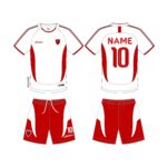 Equipación personalizada para equipos de fútbol. Paquete de uniformes de fútbol al por mayor