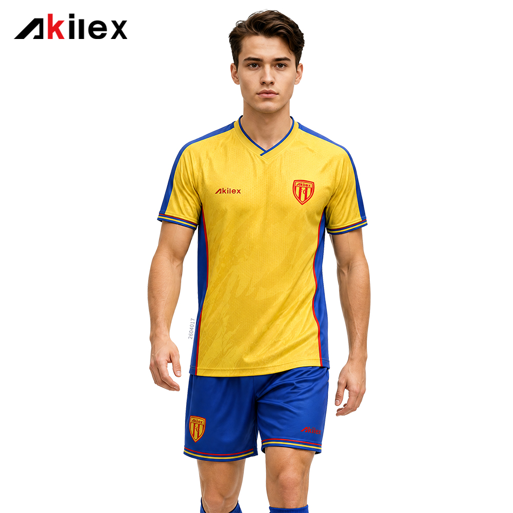 Custom Football Jersey Set Breathable Soccer Teamwear