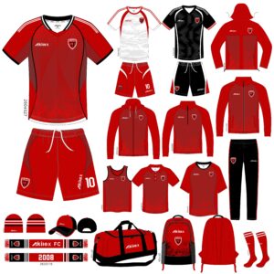 Ropa personalizada para equipos de fútbol, venta al por mayor, rojo, negro, etc...