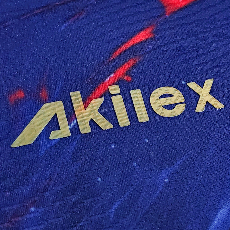 Custom Sublimated Football Shirt Metallic Gold Logo
