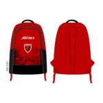 AKILEX Custom Red & Black Raglan Breathable Football Match Jersey