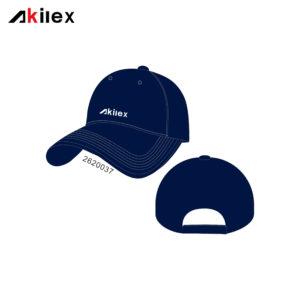 Curved Brim Velcro Closure Sports Team Hat-2620037