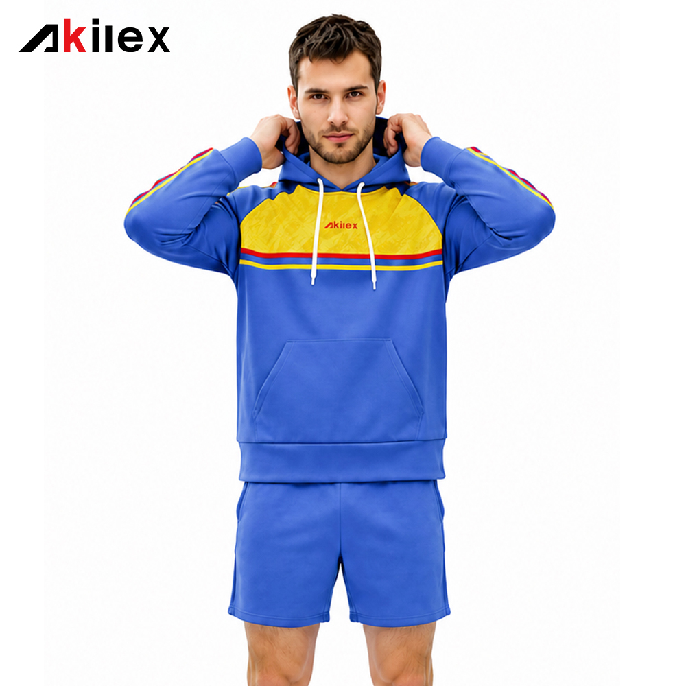 Custom Football Hoodies | Hooded Soccer Warm Up B2B
