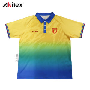 Custom Football Staff Polo Shirts Sublimated Te...