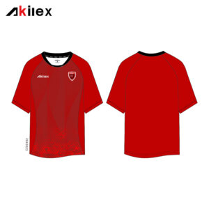 AKILEX Custom Red & Black Raglan Breathabl...