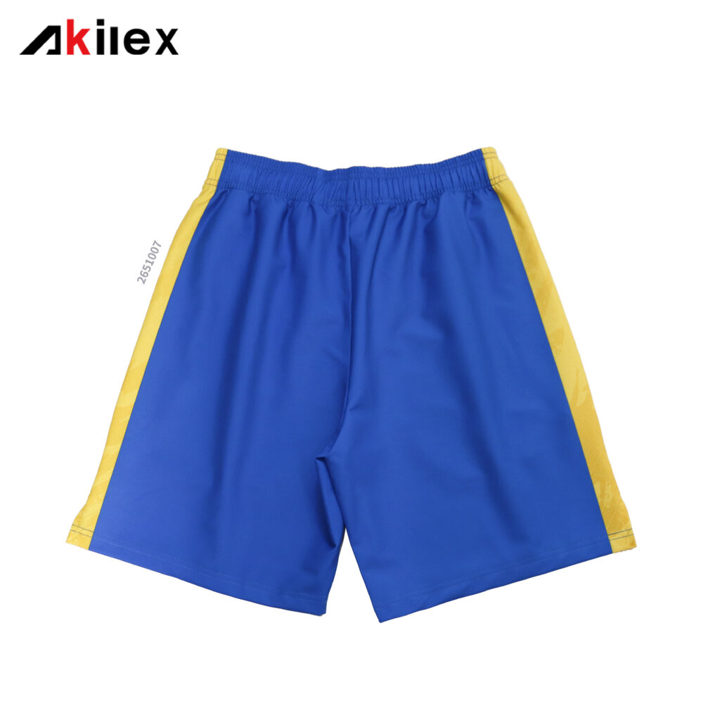 Custom Football Training Shorts Back View Athletic Shorts