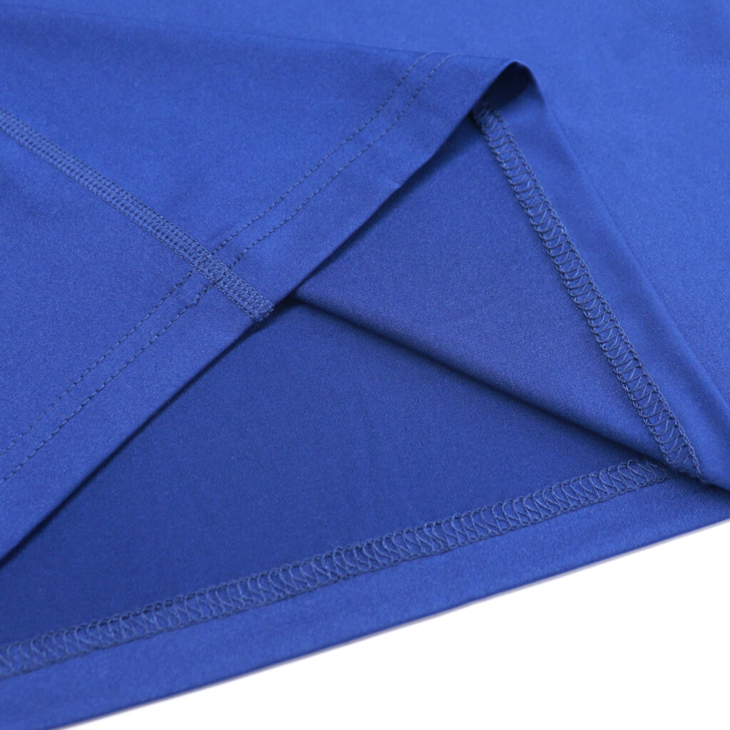 Custom Gym T-Shirt Hem Detail | Durable Workout Tee