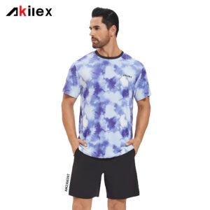 Custom Printed Running Shirts | Tie Dye Pattern...