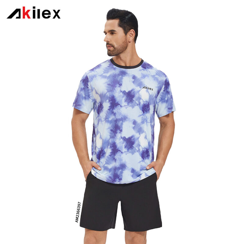 Custom Printed Running Shirts | Tie Dye Pattern...