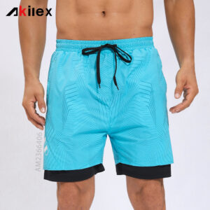 Custom Graphic 2-in-1 Running Shorts | Mens Pri...