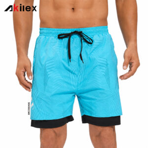 Custom Graphic 2-in-1 Running Shorts | Mens Pri...