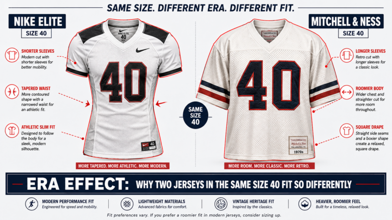 What Is A Size 40 Football Jersey? Fits For 44 ...