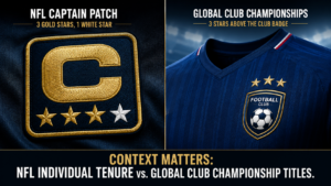 Signification des étoiles sur les maillots de football : que représentent-elles….
