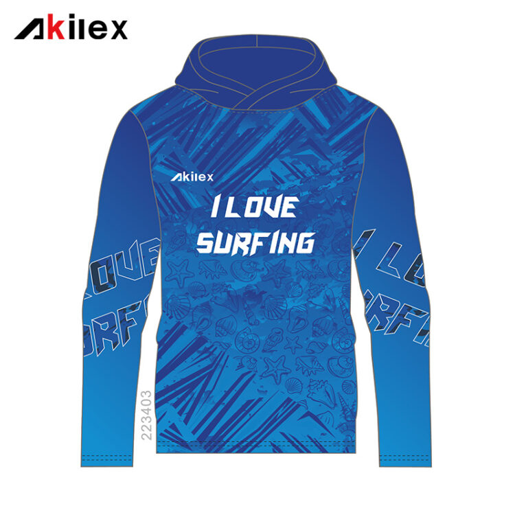 Blue Ocean Graphic Sublimated Fishing Shirt
