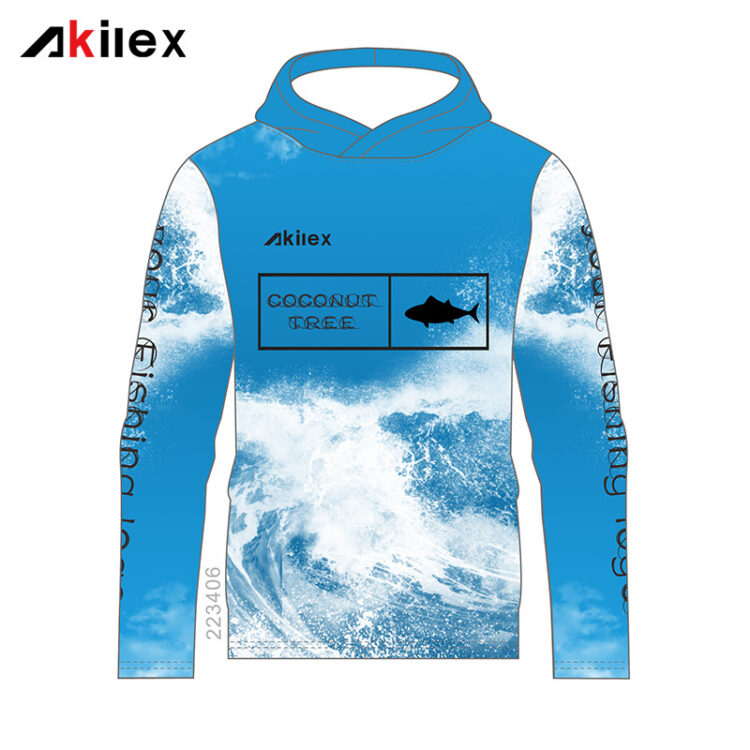 Custom UV Protection Long Sleeve Fishing Shirt