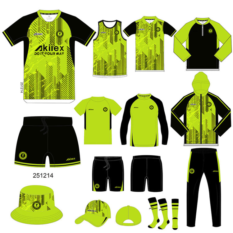 A Full Rugby Series in Neon Lime