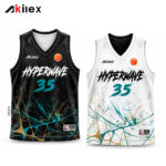 Custom Reversible Basketball Jersey Sublimated Mesh Shirt
