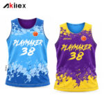 Custom Reversible Basketball Jersey Sublimated Mesh Shirt