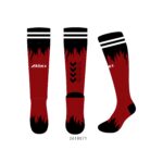 Calcetines de fútbol personalizados al por mayor; calcetines de fútbol para equipos que llegan hasta la rodilla