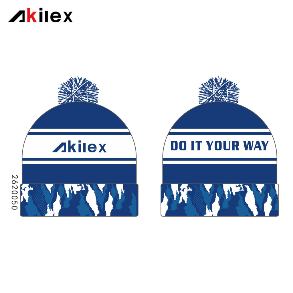 Custom Knit Pom Pom Beanies & Winter Athlet...