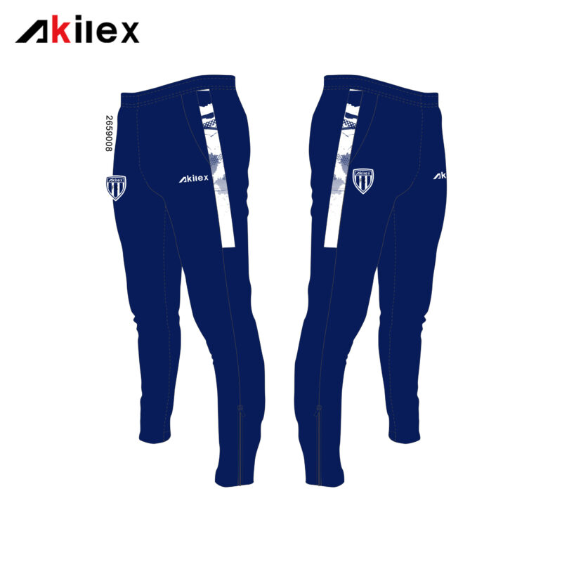 Pantaloni da allenamento da calcio personalizzati della Marina Militare, con motivo mimetico a strisce...