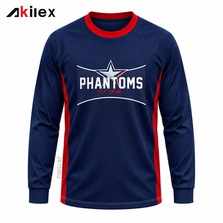 Red Trim Custom Basketball Warm-Up Shirt for Cl...