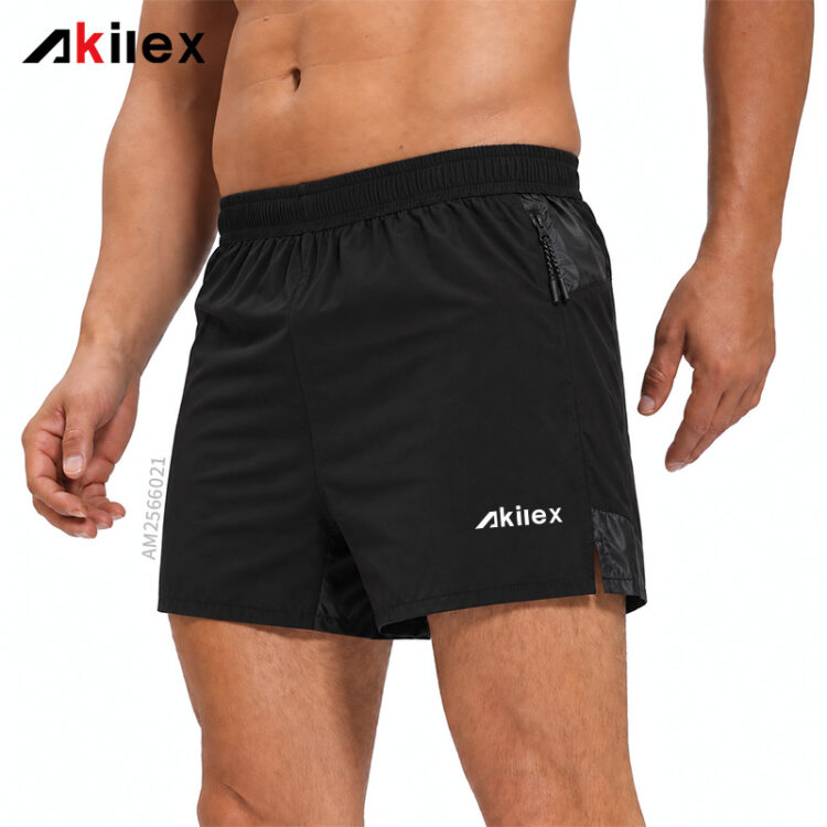 Custom Men’s Black Performance Running Sh...