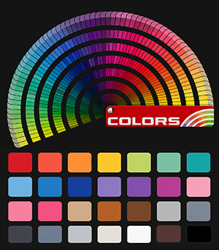 Colour swatch and colour guide