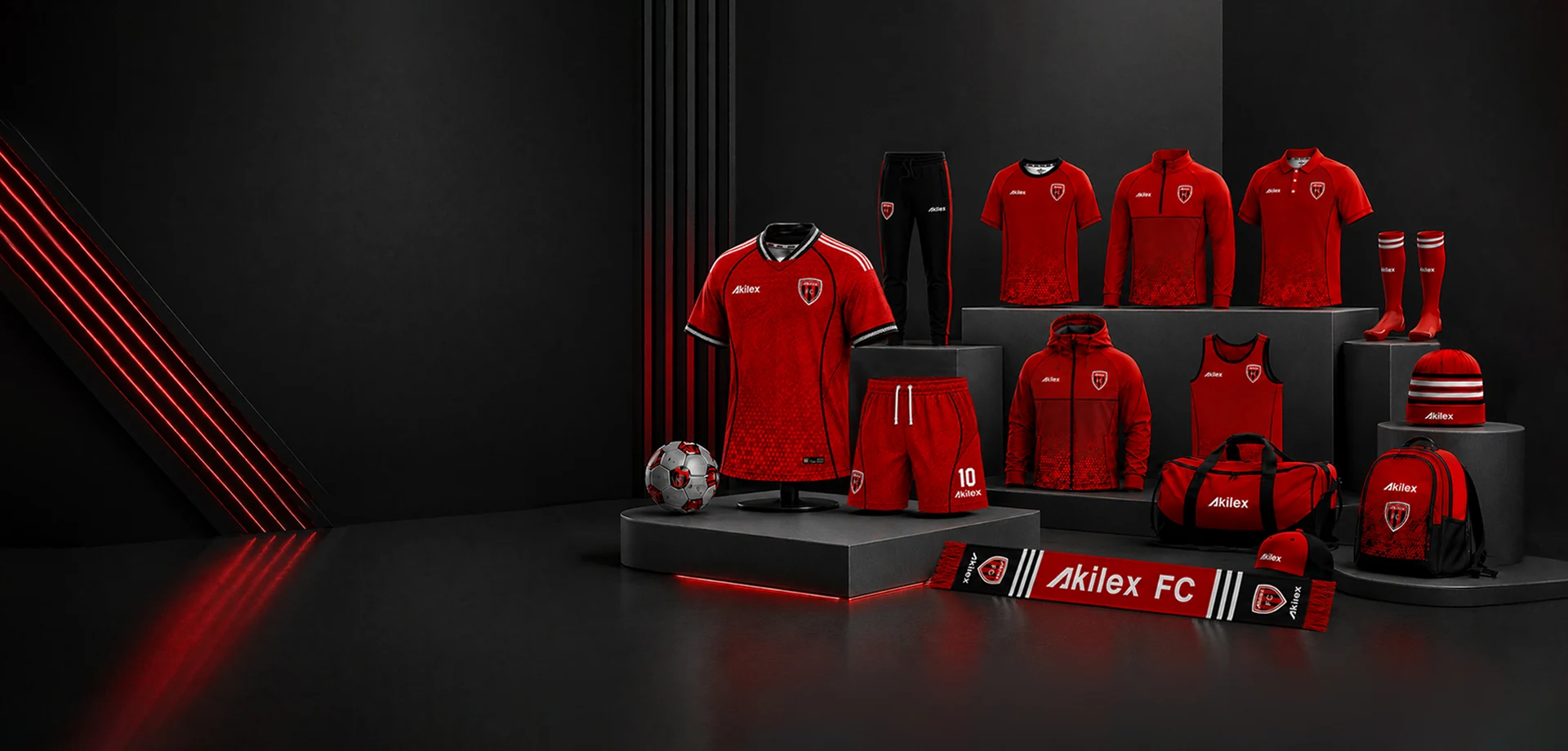 Akilex performance teamwear collection