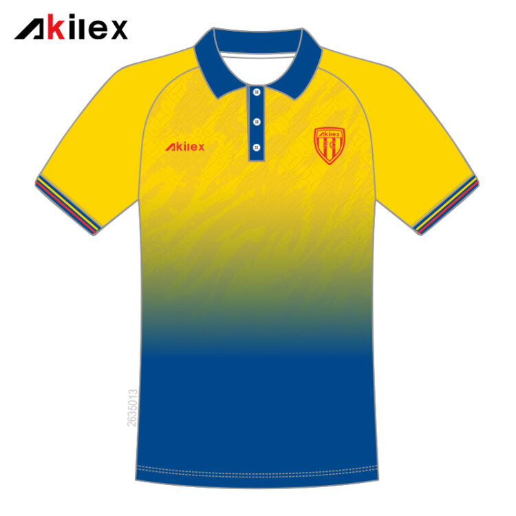 Custom Football Staff Polo Shirts Sublimated Te...