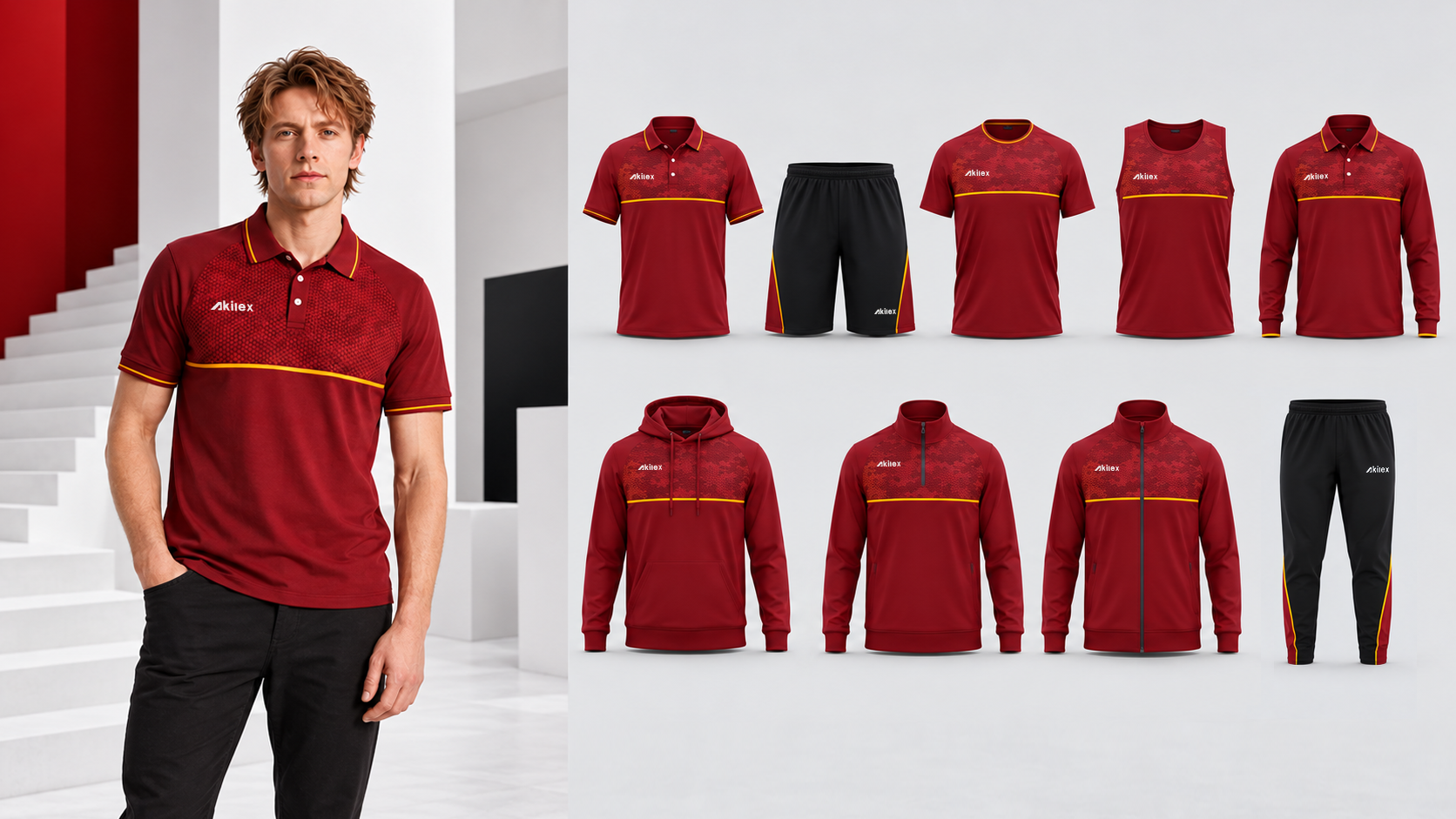 Akilex polo teamwear