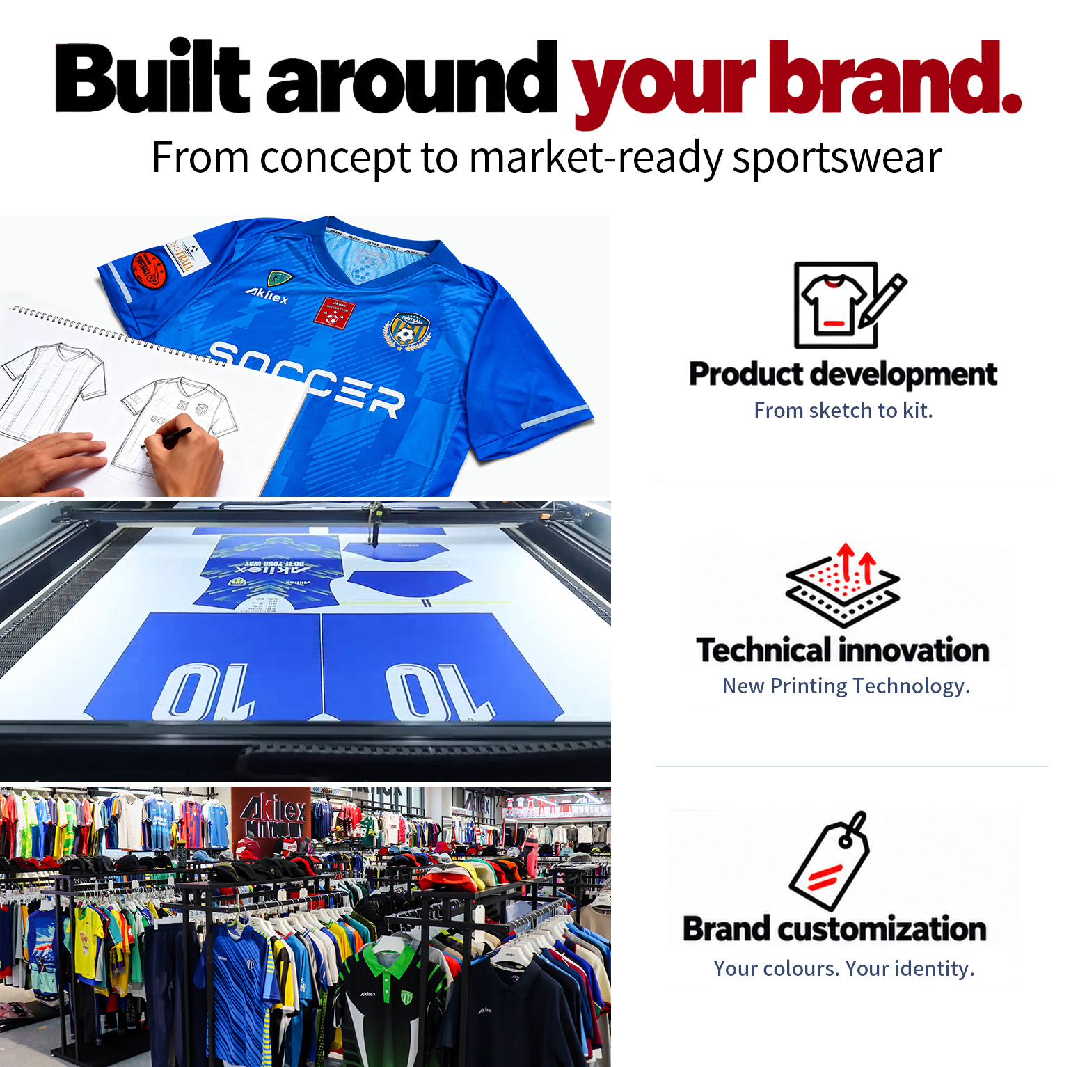 Sports brands teamwear solution