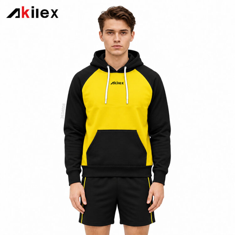 Custom Football Hoodies Pullover Soccer Team Sw...