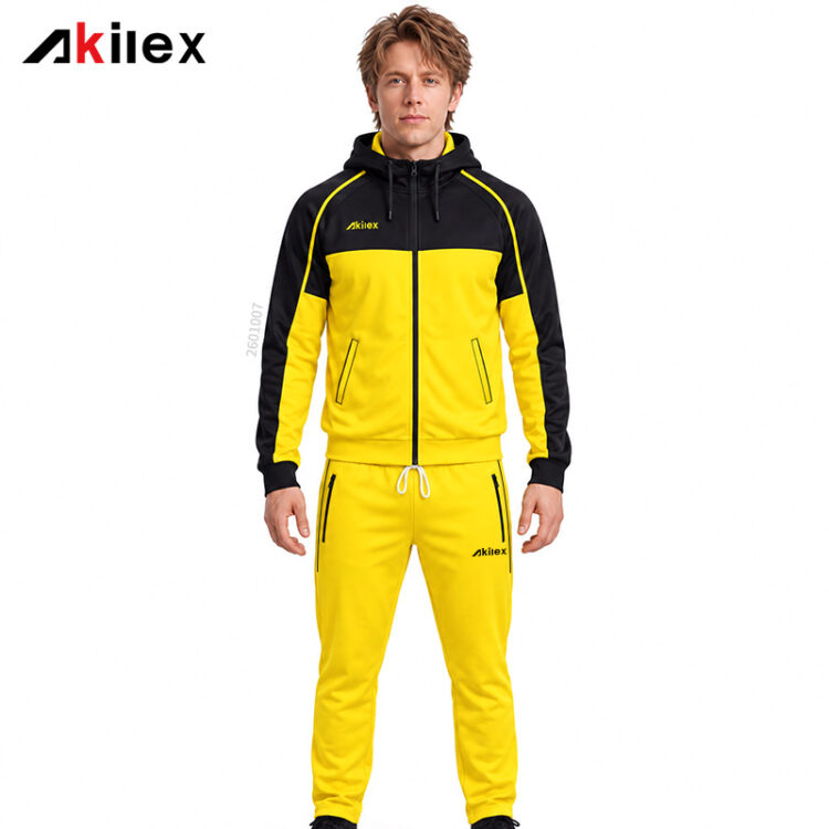 Custom Football Away Tracksuits Soccer Warm Up ...